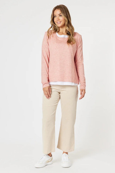 Lucy Stretch Cord Leg Pant - Natural | Threadz