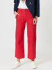 Hudson High Rise Wide Leg Jean - Red | Gordon Smith