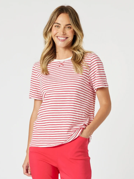 Classic Stripe Tee - Red/White | Gordon Smith
