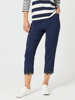 Fleur Broderie Hem Pant - Navy | Gordon Smith