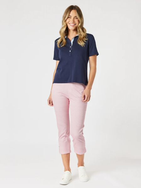Classic Rib Polo - Navy | Gordon Smith