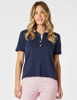 Classic Rib Polo - Navy | Gordon Smith