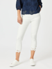 Isla Embroidered Slim Leg Jean - White | Gordon Smith