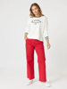 Le Marais Embroidered Sweatshirt - Ivory | Threadz