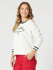 Le Marais Embroidered Sweatshirt - Ivory | Threadz