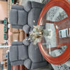 3 Seater Recliner + 2 Recliner- Charcoal | Lena Barcelona