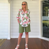 Caledonia Top - Floral Print | Gordon Smith