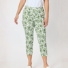 Alexandria Floral Print Pant - Basil/White | Gordon Smith