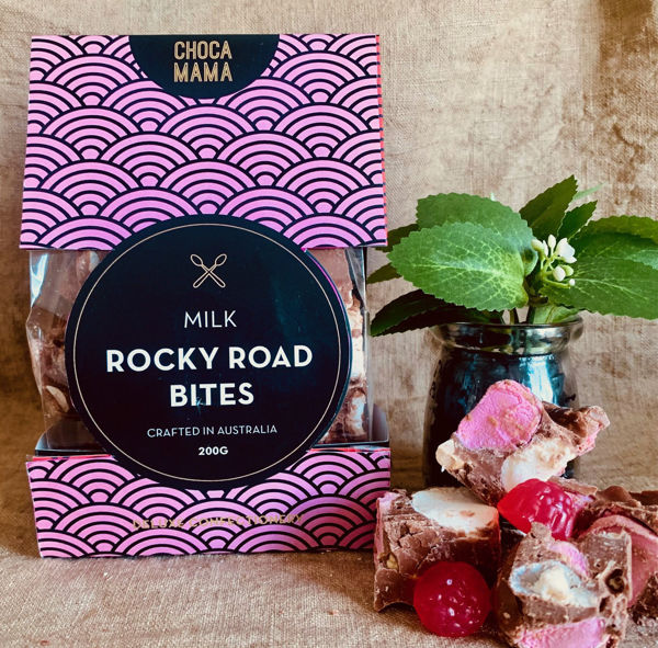 Milk Rocky Road Bites - 200g  | Chocamama