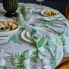 Fern Green/Blue Cotton Napkin Set 4 | Madras Link