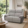 Angus 2 Seater Electric Recliner   Graphite Fabric