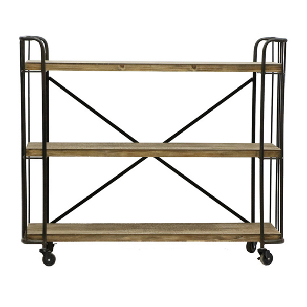 Chic Industrial 3 Shelf Trolley