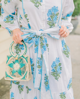 Folly Flounced Dress - Blue Hydreangea  | Victoria Dunn