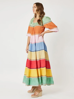 Colour Block Off The Shoulder Dress | Hammock & Vine