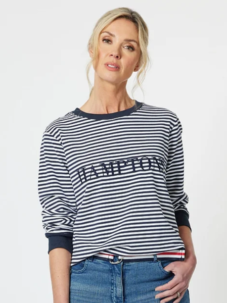 Hampton Stripe Sweat | Gordon Smith