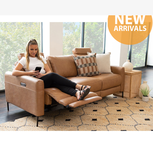 Arlo Electric Recliner Sofa Range | Luxury Soft Leather