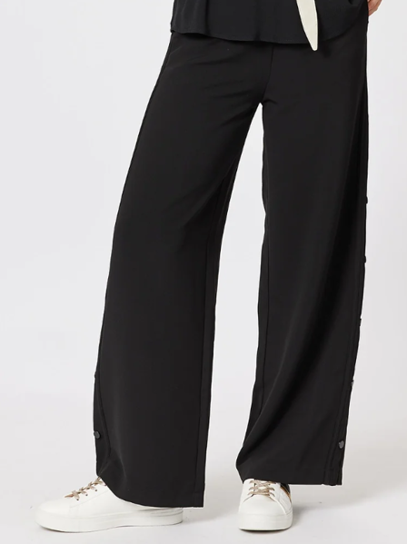 Estelle Wide Leg Pant - Black | Hammock & Vine