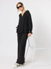 Estelle Wide Leg Pant - Black | Hammock & Vine