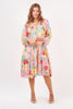 Molly Dress - Guildford Print Pink | Naudic