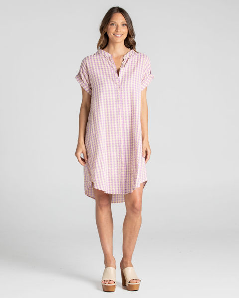 Josie Shirt Dress - Lilac Juno | Boom Shanker