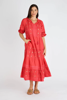 Delvene Maxi Dress - Red | Lula Soul