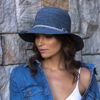 York Cloche Hat - Denim 58cm (M/L) | Tina M Copenhagen