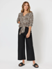 Linen Blend Wide Leg Sailor Pant | Threadz