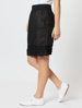 Ruffle Hem Skirt - Black | Gordon Smith