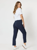 Stretch Full Length Bengaline Pant - Navy | Threadz