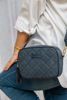 Sally Quilted Crossbody Bag - Navy | Liv & Milly