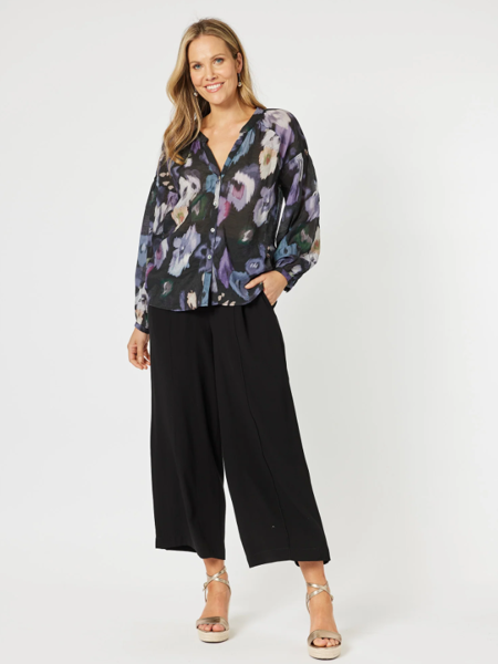 Jodie Wide Leg Pant - Black | Hammock & Vine