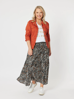 Ella Animal Print Skirt - Toffee | Threadz