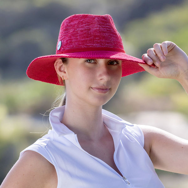 Aston Fedora (Magnatised) 58cm - Mix Red | Evoke