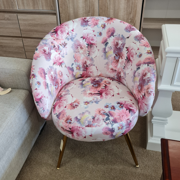 York Accent Chair | Pinks