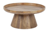 Lingne Round Coffee Table | Acacia Wood