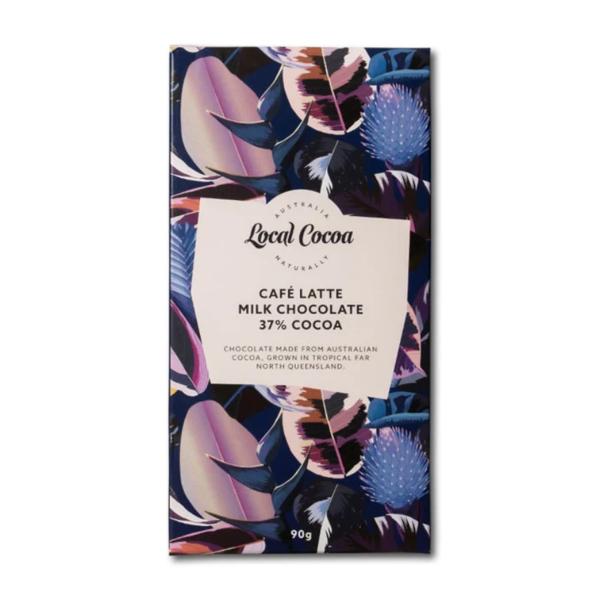 Local Cocoa Cafe Latte Milk Chocolate Bar 90g | Belgian Delights