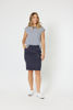 Portia Denim Skirt - Navy | Gordon Smith