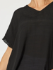 Button Back Top - Black | Clarity