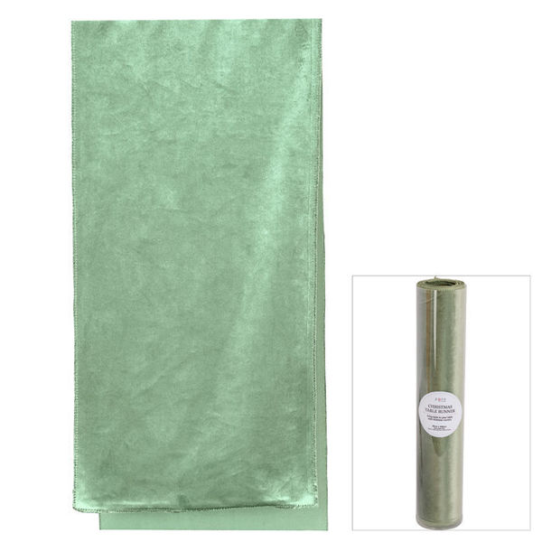 Luxe Velvet Table Runner - Mint | 200cm