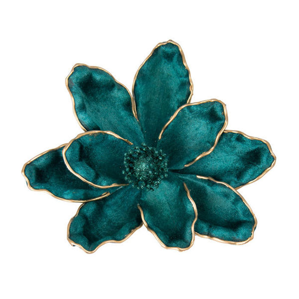 Clip on Magnolia - Peacock Gold Edge | 18 x 18 x 10