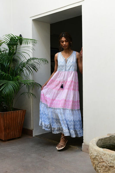 Aruba Sundress - Multi | Azure & Indigo Desert