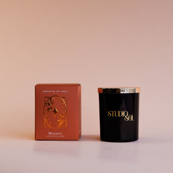 Moonset Candle - Amber & Sandalwood | Studio Sol