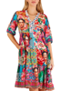 Frida Tiered Dress - Multi | Lula Life