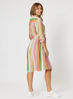 Spice Stripe Shirt Dress  | Threadz