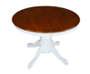 Hampton 5 Pce Extention Dining Room Suite | Polished Teak & White