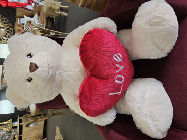 Harry Love Bear - 75cm  | Cream Sitting