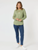 Be Square Long Sleeve Top - Kahki | Threadz