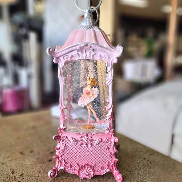Elegance Pink Ballerina | Snow Globe