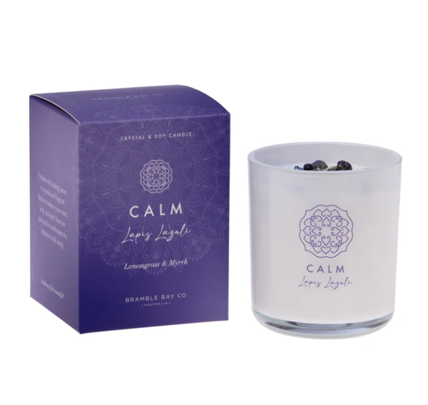 Crystal Boho Candle - Calm | Bramble Bay Collection