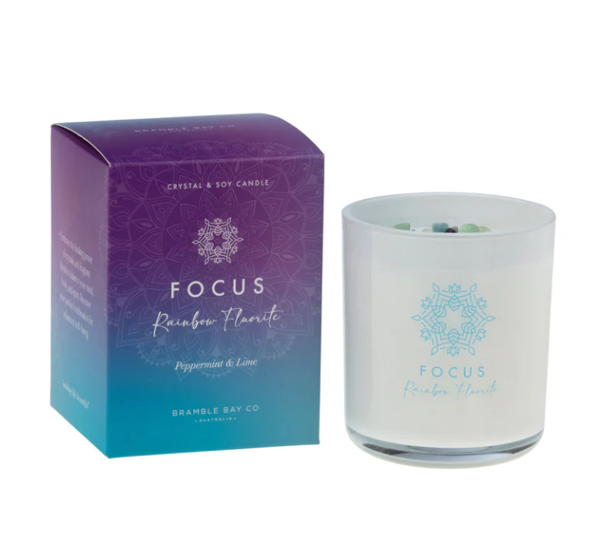 Crystal Boho Candle - Focus | Bramble Bay Collection